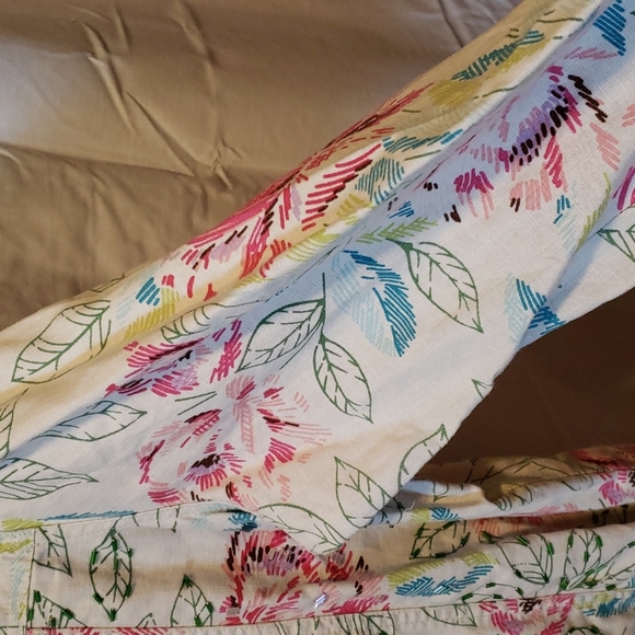 Marsh Landing gorgeous cotton jacket floral print XL - Picture 4 of 7
